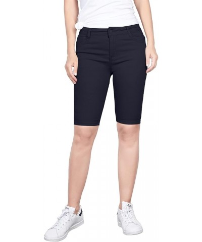 Women's Trendy Skinny 5 Pocket Stretch Uniform Pants Navy3 $12.46 Pants