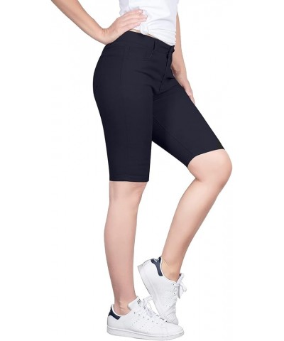 Women's Trendy Skinny 5 Pocket Stretch Uniform Pants Navy3 $12.46 Pants