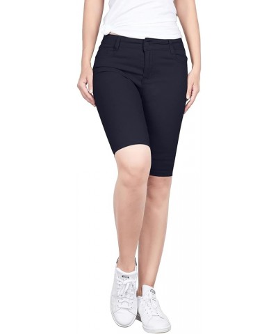 Women's Trendy Skinny 5 Pocket Stretch Uniform Pants Navy3 $12.46 Pants