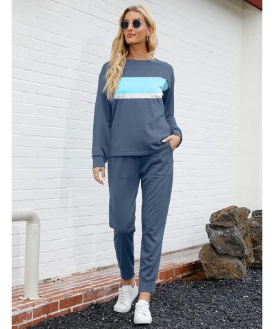 Lounge Sets for Women 2 Piece Fall Outfits 2023 Fashion Trending Now Sweatsuits Tracksuits with Pockets Work Out Sets 03-deni...