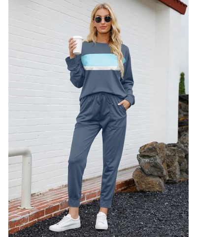 Lounge Sets for Women 2 Piece Fall Outfits 2023 Fashion Trending Now Sweatsuits Tracksuits with Pockets Work Out Sets 03-deni...