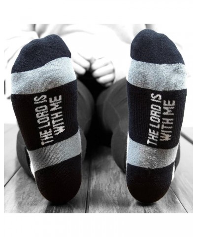 Inspirational Athletic Running Socks | Women's Woven Low Cut | Inspirational Slogans | Over 25 Styles Trust in the Lord (Blac...