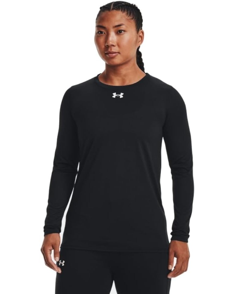 Team Tech Womens Long Sleeve Black / White $21.16 Activewear