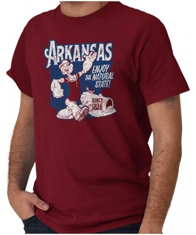 Popeye Cartoon American States Graphic T Shirt Men or Women Arkansas $11.89 T-Shirts