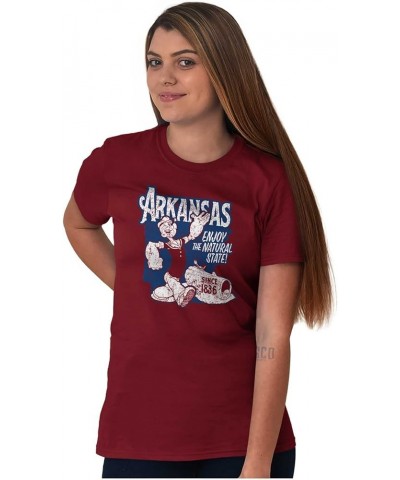 Popeye Cartoon American States Graphic T Shirt Men or Women Arkansas $11.89 T-Shirts