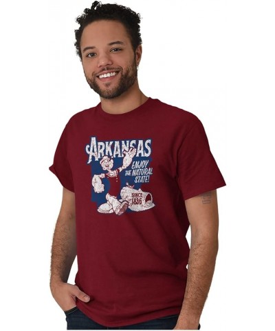 Popeye Cartoon American States Graphic T Shirt Men or Women Arkansas $11.89 T-Shirts