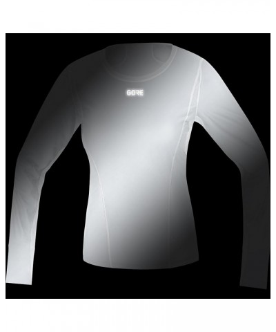 Windproof Women's Inner Layer Long Sleeve Shirt Light Grey/White $39.81 Activewear