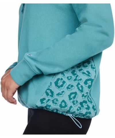 Women’s Powerblend Hoodie, Women’s Sweatshirts, Pullover Sweatshirts, Women’s Pullovers, All Over Print Blue $15.48 Activewear