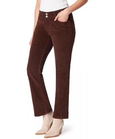 Women's Curvy Bootcut Mid-Rise Corduroy Pants (Available in Plus Size) Chestnut $31.75 Pants