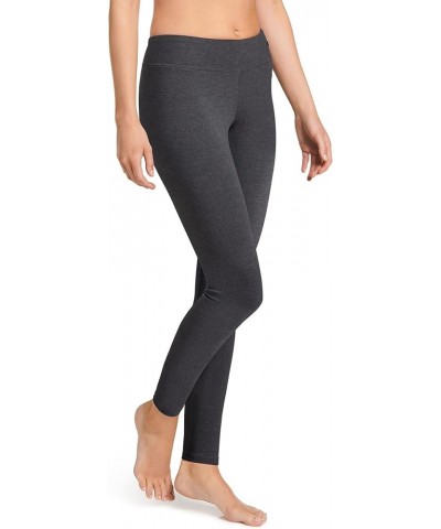 Women's Activewear Cotton Stretch Ankle Legging Charcoal Grey Heather $11.52 Activewear