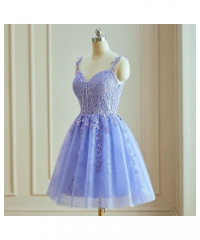 Spaghetti Strap Lace Homecoming Dresses for Teens 2023 Tulle Short Prom Dress Cocktail Gowns Mauve $33.59 Dresses