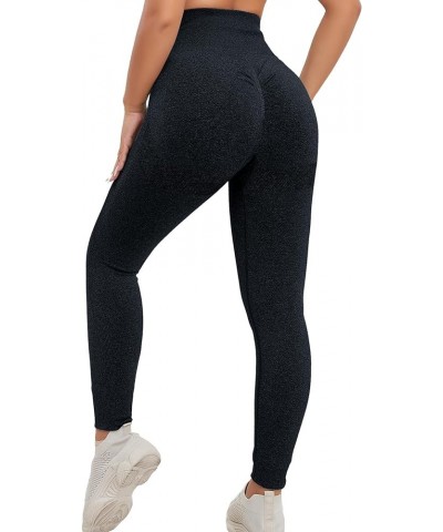 Seamless Scrunch Butt Lifting Leggings for Women Tummy Control High Waisted Gym Workout Yoga Pants Navy $14.10 Leggings