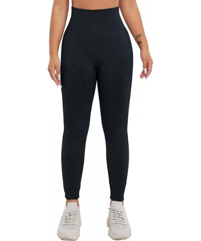 Seamless Scrunch Butt Lifting Leggings for Women Tummy Control High Waisted Gym Workout Yoga Pants Navy $14.10 Leggings