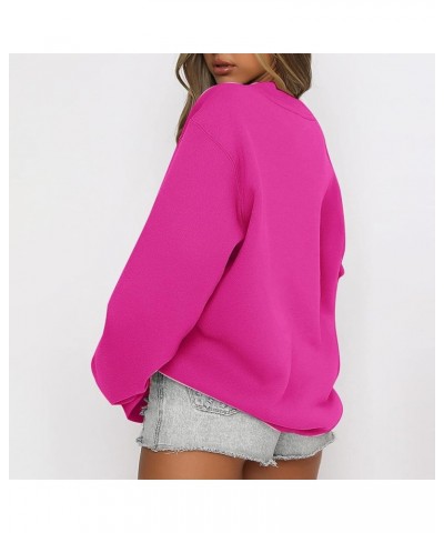 Remember Your Why Shirts Women Oversized Crewneck Pullover Casual Long Sleeve Tops Teen Gilrs Fashion Clothes 7-hot Pink $10....