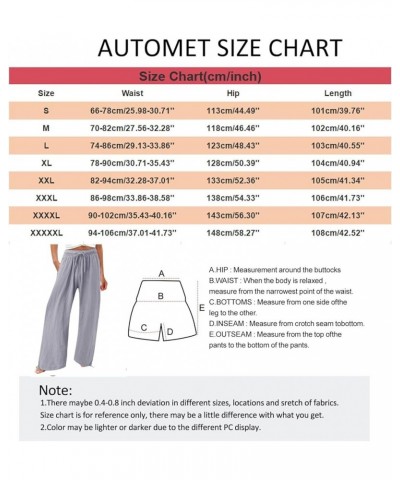 Women's Casual Pants Elastic Waist Womens with Pockets Plus Size Office Work Business for Women Wide Leg Stretch Pants Ag $9....