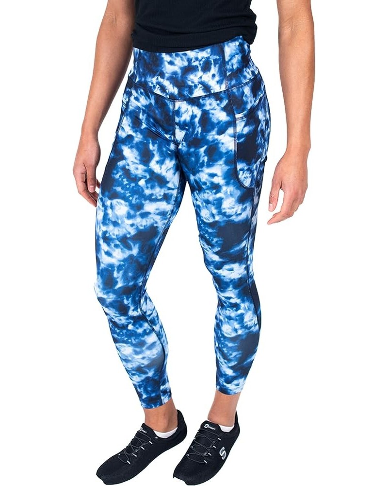 Women's Activewear Pace Legging with 2 Pockets Sky Tie Dye $9.12 Activewear