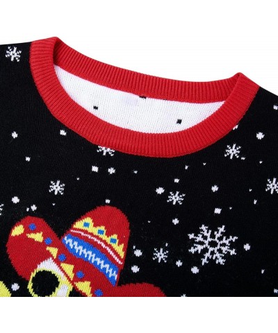 Ugly Christmas Sweater for Women Knitted Pullover Long Sleeve Top Crewneck Xmas Alpaca-3 $17.16 Sweaters