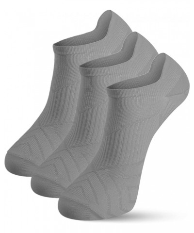 Athletic Running Socks for Women - Low Cut Ankle Socks - No Show Socks Grey*3 $8.84 Activewear