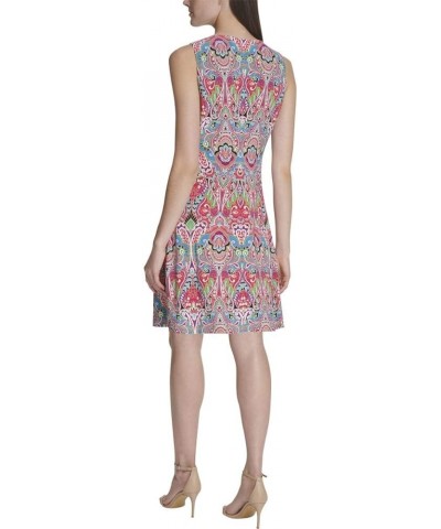 Women's Shift Dress Dragonfruit Multi $10.59 Dresses