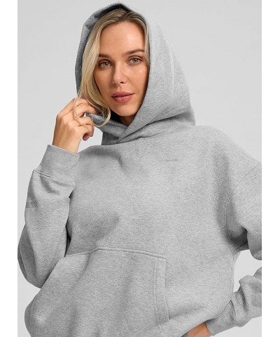 Hoodies for Women Oversized Fleece Sweatshirt with Pocket Loose Fit Casual Athletic Workout Pullover Heather Grey $23.51 Acti...