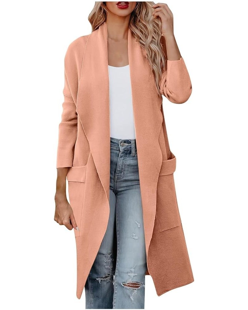 Women's Long Wool Coat Houndstooth Thickened Warm Mid Length Cold And Windproof Coat Trench Costume, S-XL 3-complexion $18.28...