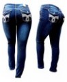 L'square/Jack David/Be By Hailey Dark Blue Women's Plus Size Denim Jeans Stretch Bootcut/Skinny Pants L'square Ls98173ms Blue...