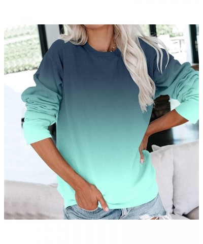 Womens Long Sleeve Valentines Day Shirt Crewneck Sweatshirt Casual Loose Blouses Cute Holiday Tops Pullover I-01-blue $13.49 ...