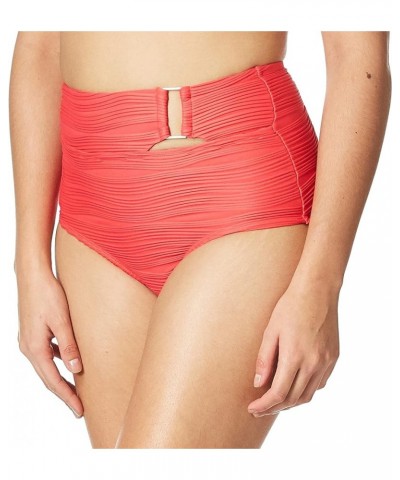 Women's Standard High Waist Bottom Red $10.44 Swimsuits