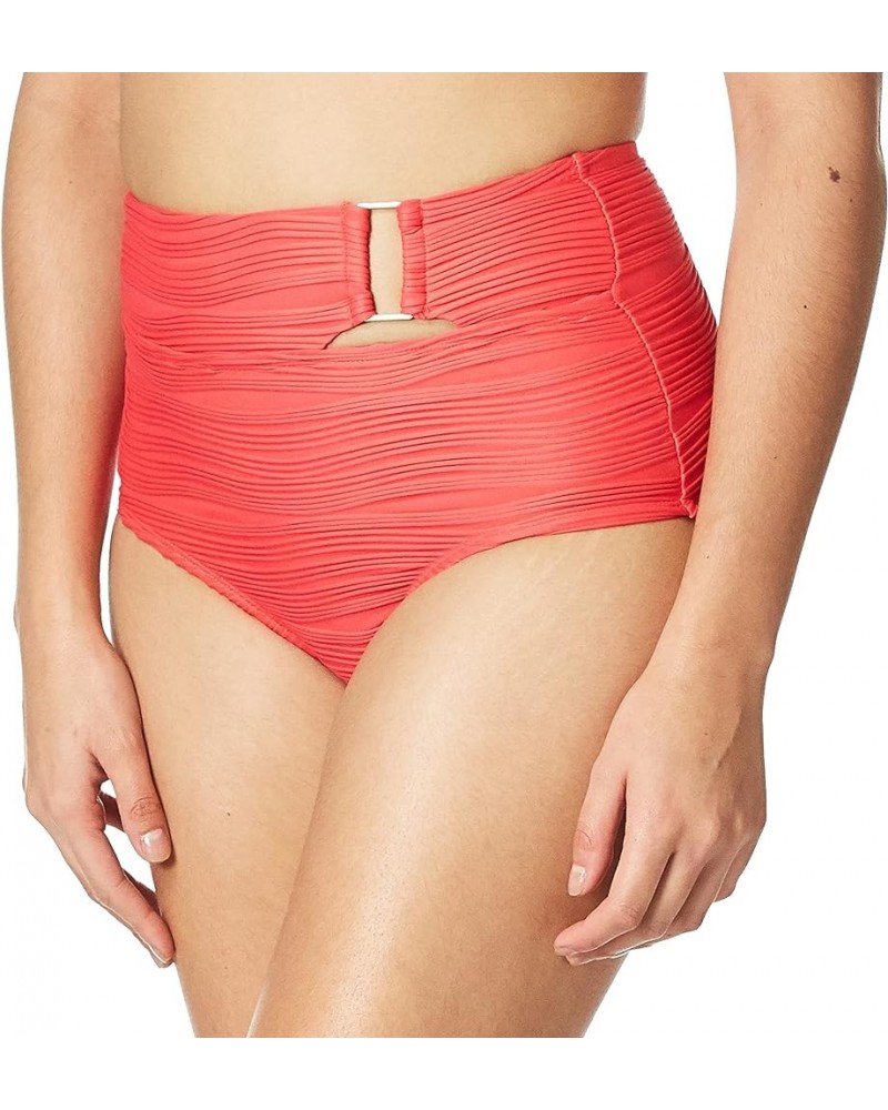 Women's Standard High Waist Bottom Red $10.44 Swimsuits