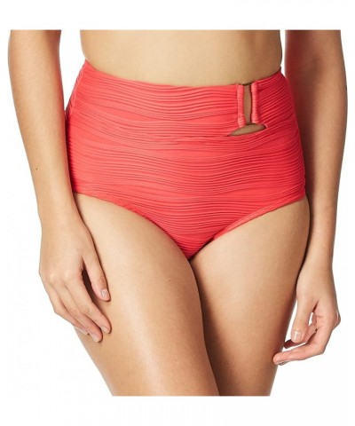 Women's Standard High Waist Bottom Red $10.44 Swimsuits