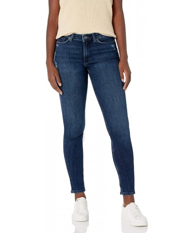 Women's Most Wanted Mid Rise Skinny Fit Jeans Dark Indigo Stretch $32.16 Jeans