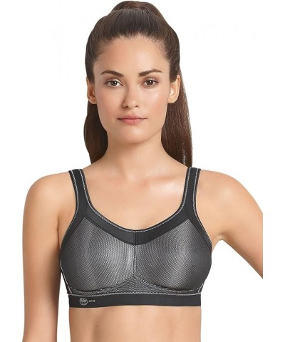 Women's Wire Free Sports Bra 5529 (Pack of 2) Black/White $55.25 Lingerie