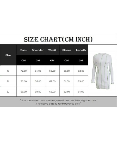 Ruched Mini Dress for Women Bodycon Knit Textured Dress Long Flared SleevePullover Y2k Aesthetic Dress White $10.17 Dresses