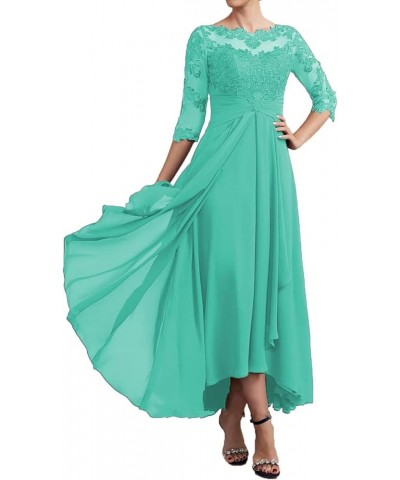 Mother of The Bride Dress Scoop Neck Chiffon Wedding Guest Formal Evening Gowns Party Dress Spa $22.79 Dresses