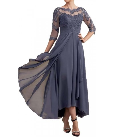 Mother of The Bride Dress Scoop Neck Chiffon Wedding Guest Formal Evening Gowns Party Dress Spa $22.79 Dresses