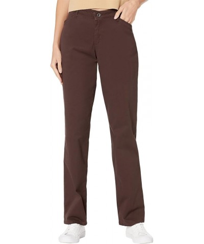 Women's Petite Relaxed Fit All Day Straight Leg Pant Roasted Chestnut $12.38 Pants