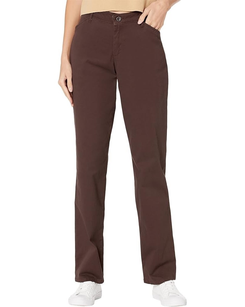 Women's Petite Relaxed Fit All Day Straight Leg Pant Roasted Chestnut $12.38 Pants