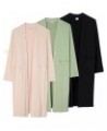 3 Pack: Women's Long Sleeve Open-Front Cardigan with Pockets (Available in Plus Size) Standard Set 5 $26.54 Sweaters