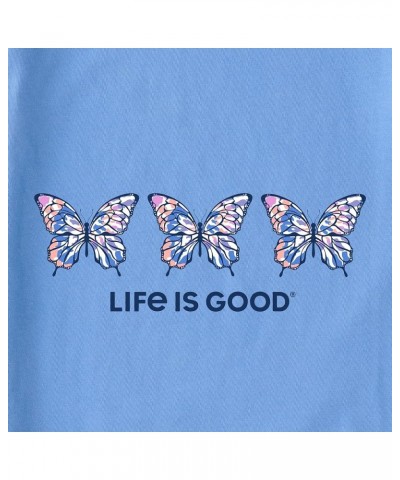 Women's Crusher Tee Tie Dye Butterfly Cornflower Blue $13.94 Activewear