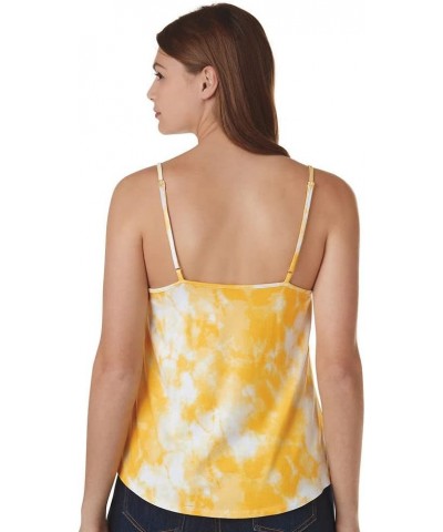 Masseys Draped Cami Yellow Tie-dye $8.54 Tanks