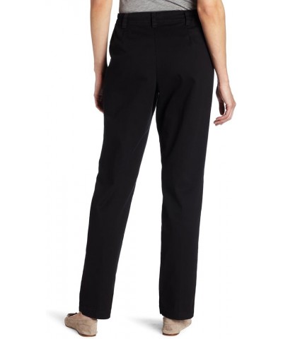 Women's Relaxed-Fit Pleated Pant Black $15.84 Pants