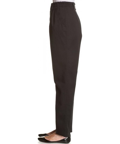 Women's Relaxed-Fit Pleated Pant Black $15.84 Pants