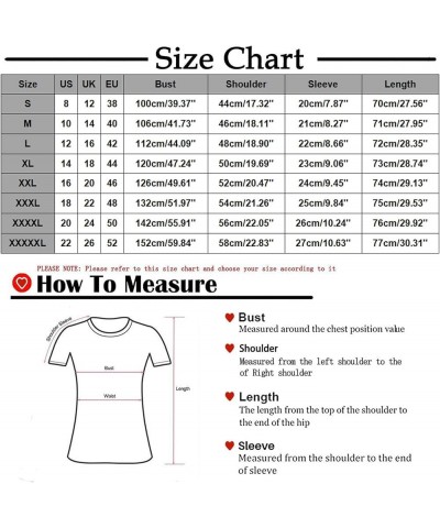 Scrubs for Women,Women's Happy New Year Print Nursing Uniform Short Sleeve V Neck T Shirts Workwear Top with Pockets 4-light ...