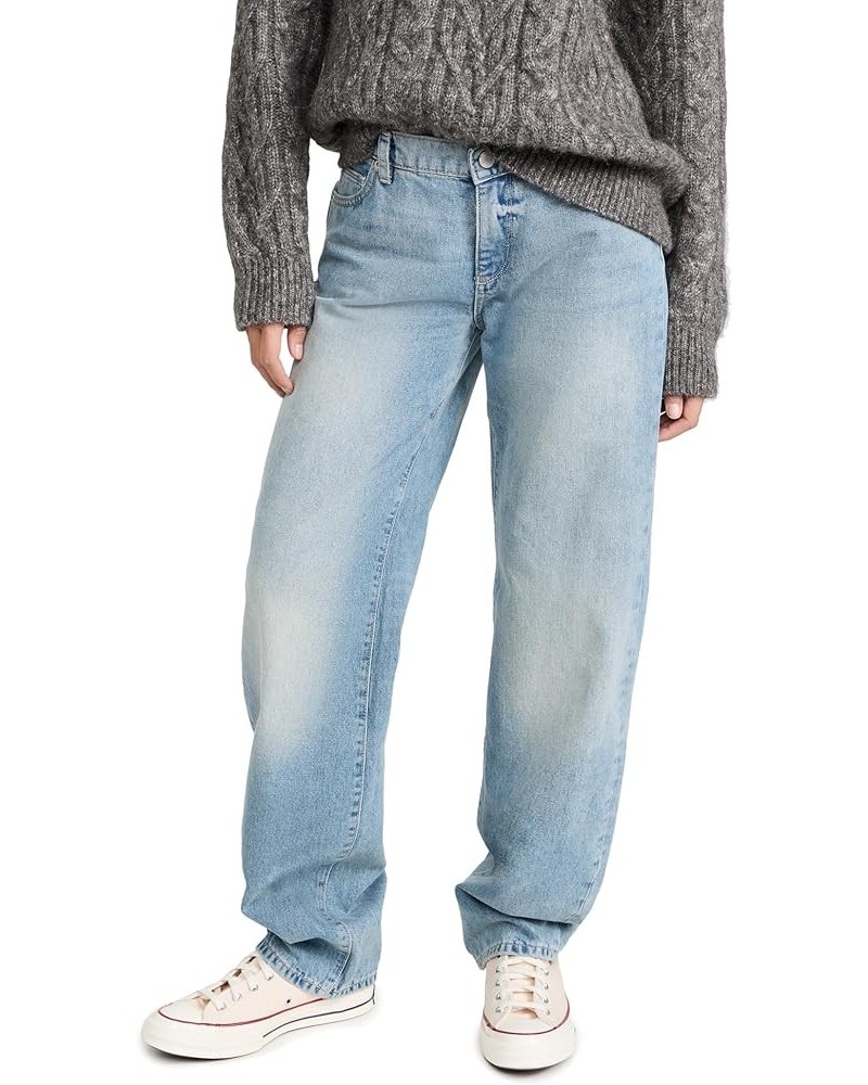 Women's Ilia Barrel Relaxed Vintage Jeans Aged Mid (Vintage) $58.56 Jeans