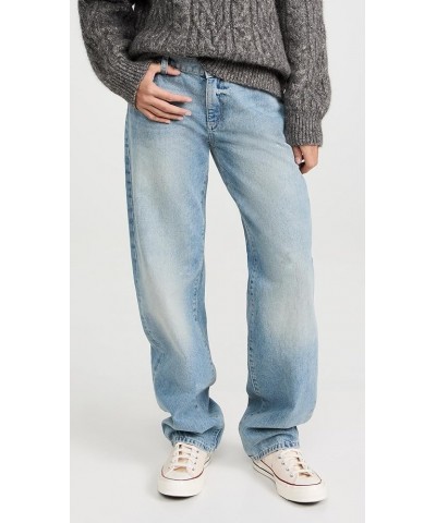 Women's Ilia Barrel Relaxed Vintage Jeans Aged Mid (Vintage) $58.56 Jeans