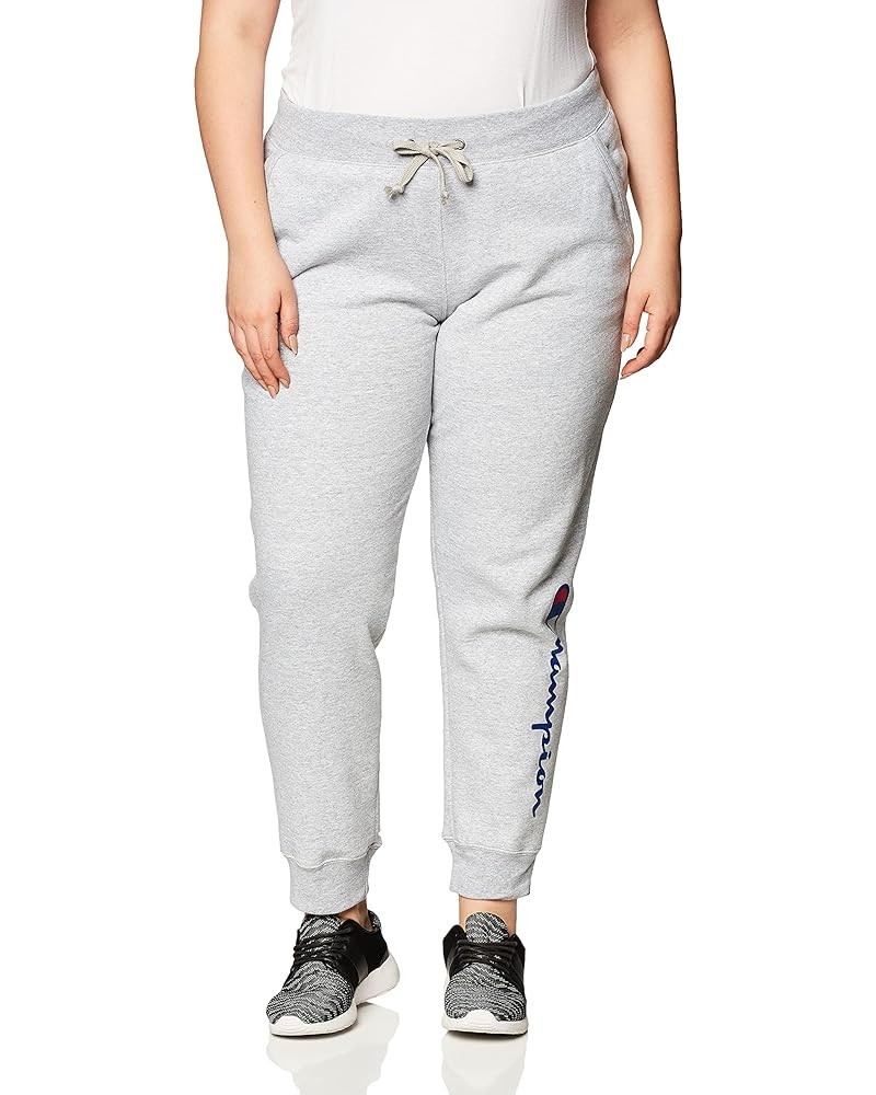 Women's Powerblend Jogger, 29 Oxford Gray Script (Retired) $17.07 Activewear