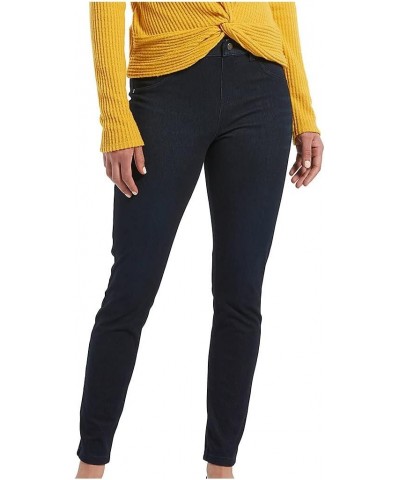 Women's Ultra Soft High Waist Curvy Denim Leggings, 20652Y, Black Indigo Wash, S $30.09 Leggings