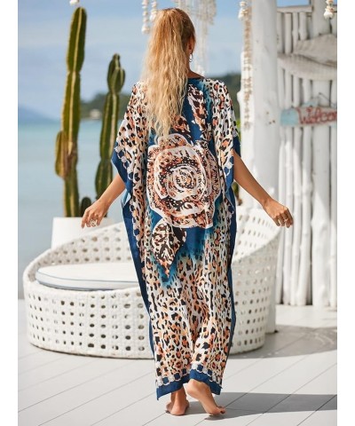 Women Over Sized Caftans Turkish Caftan Ethnic Print Plus Size Muslim Kaftans A16 $13.95 Swimsuits