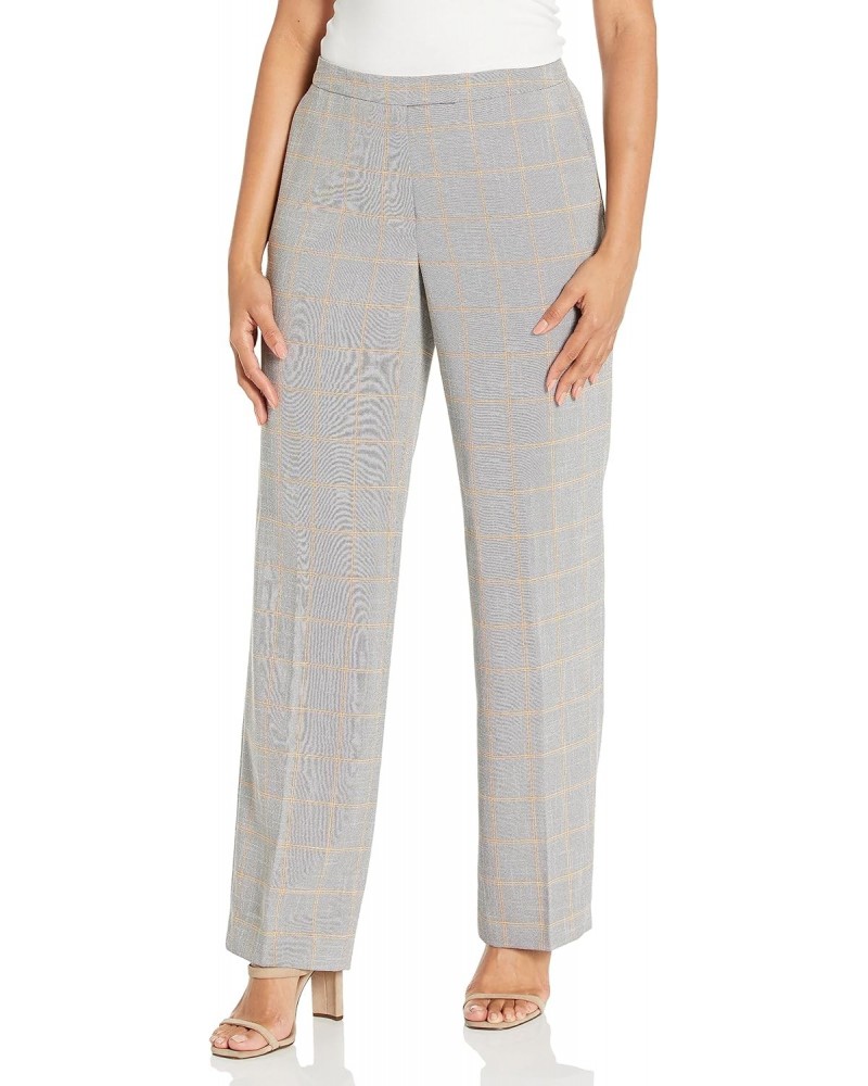 Women's Unlined Pant W/Slit PKTS, Saffron Multi, 10 Petite $29.26 Pants