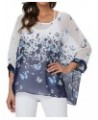 Women Chiffon Blouse Floral Batwing Sleeve Beach Cover Up Loose Tunic Shirt Tops¡­ 4348 $10.08 Swimsuits